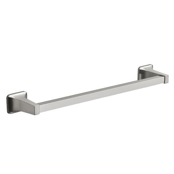Oakbrook Collection OakBrook Brushed Nickel Towel Bar 18 in. L Die Cast Zinc 297-0104OB - main